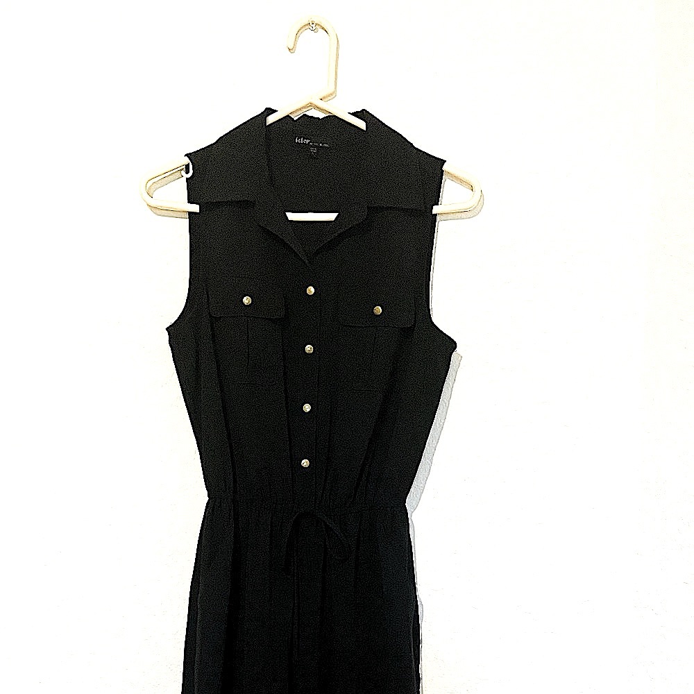 Bebop, black pantsuit